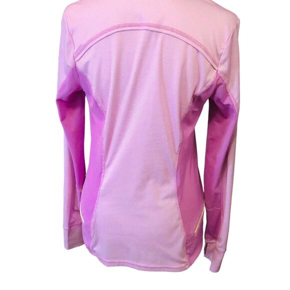 Xersion Light Pink Stripe 1/4 Zipper Women's Tennis Light Windbreaker Size (M) - Picture 4 of 7
